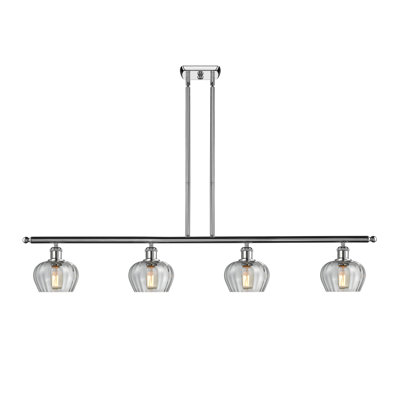 Luminaire suspendu pour îlot de cuisine 4 lumières Calton
