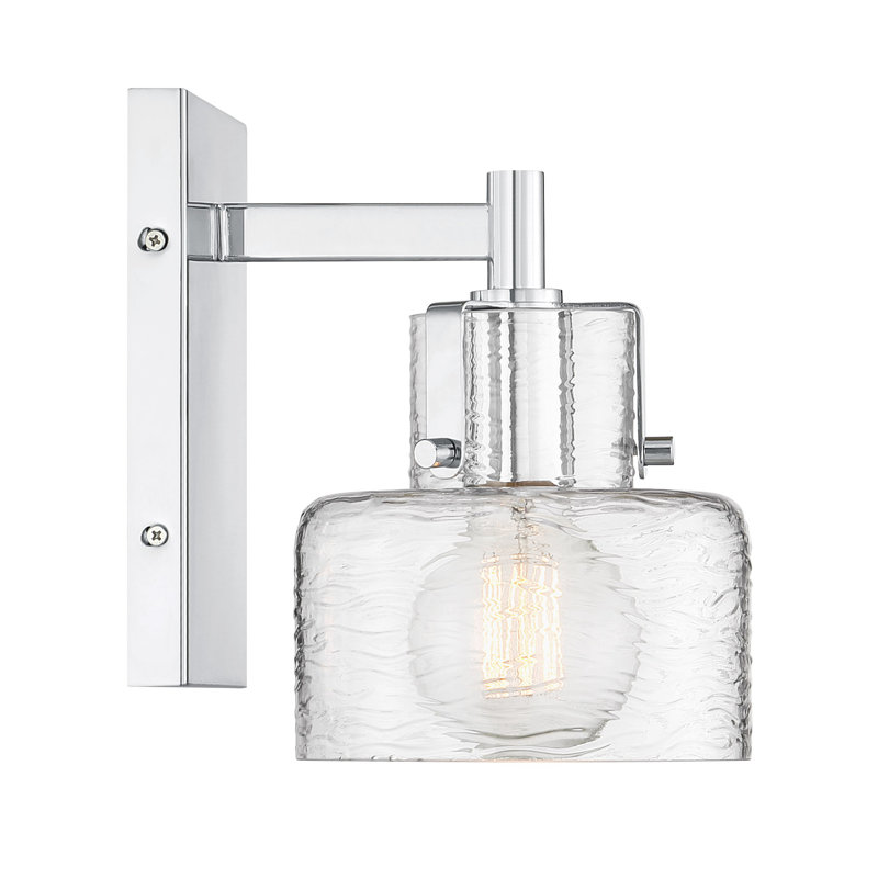 Dover 1-Light Wall Sconce in Polished Nickel, Polished Nickel