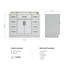 42" Single Bathroom Vanity Base only-680773300