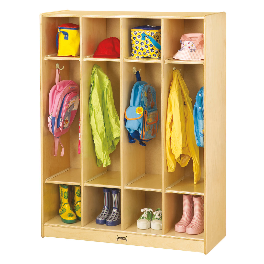 Jonti-Craft® 4 Section Coat Locker Jonti-Craft