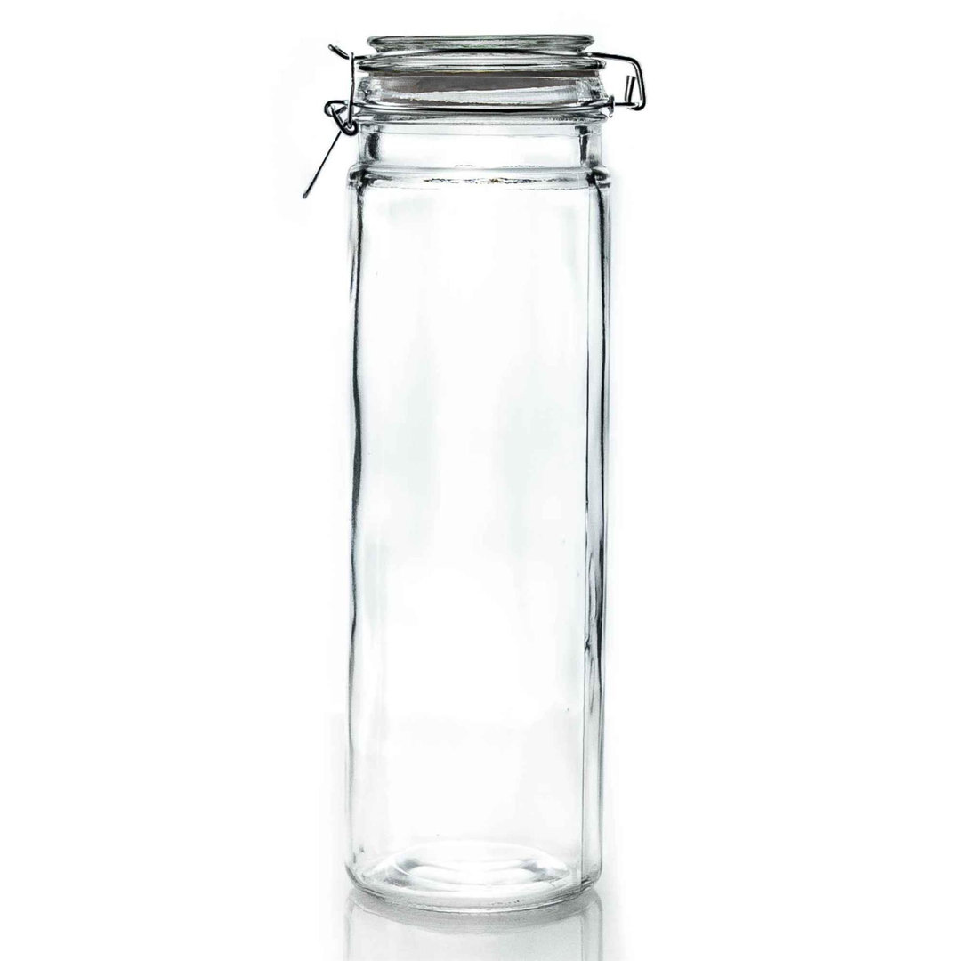 Argon Tableware - Glass Spaghetti Jar with Labels