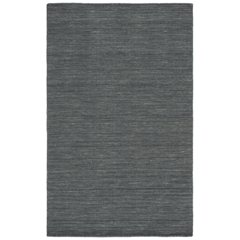 Tapis en laine / coton tissé à la main Kilim en argent / gris, Rectangle 3 pi x 5 pi
