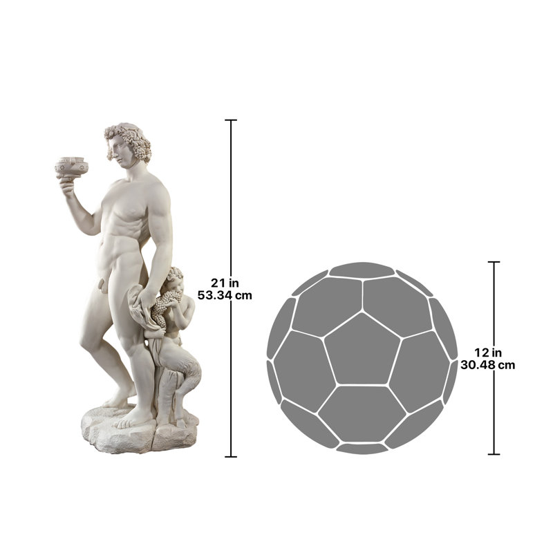 Statue Bacchus, dieu romain du vin