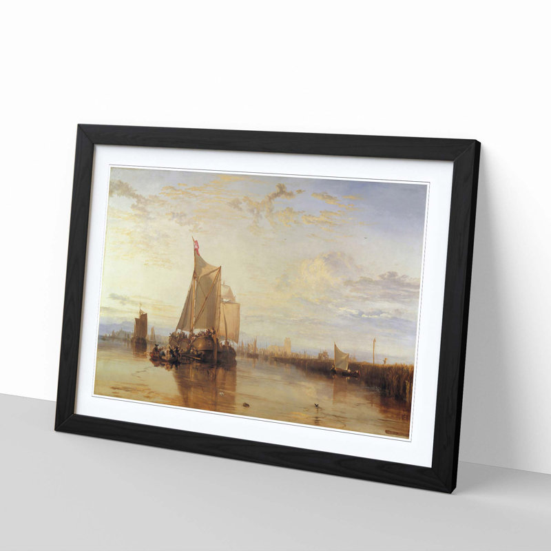 J.M.W. Turner - Single Picture Frame Painting, Black