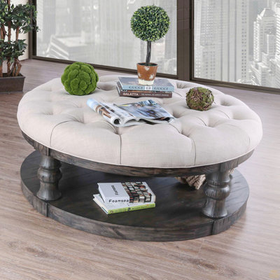 Table basse ronde en bois