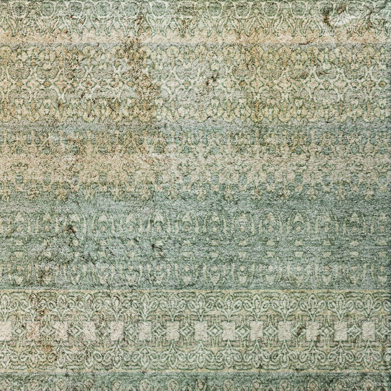 Tapis à poils longs de qualité supérieure lavable à la machine Dream ADS527, Aloès, 9 pi x 12 pi