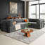 Canapé-lit modulaire modulaire en L 4 po-1705488393