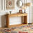 Fluted Sofa Entryway Foyer Table