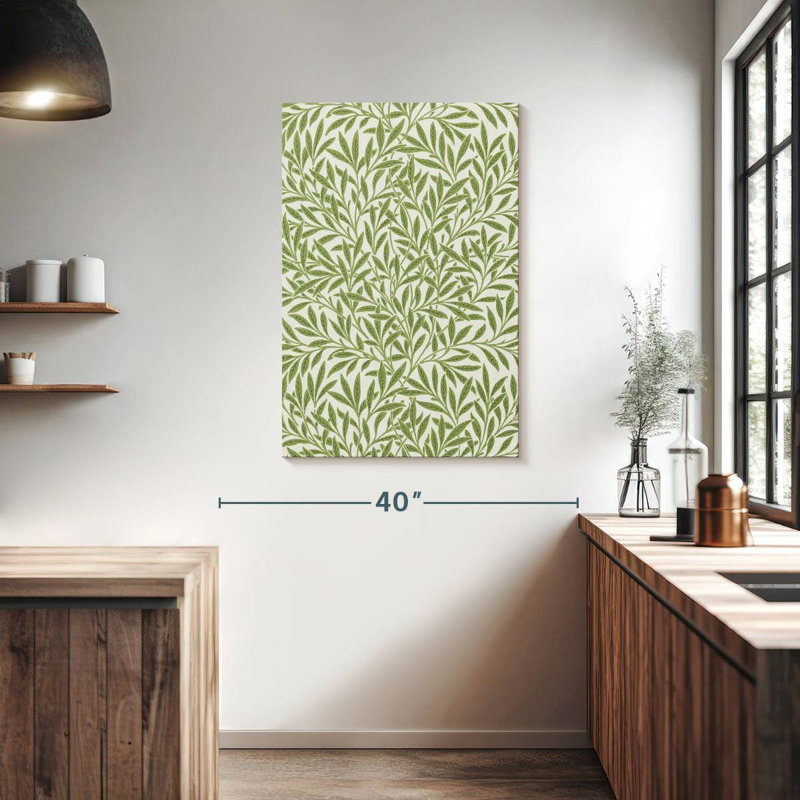 Kerner Willow Pattern, 39" H x 26" W