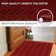 Custom Size Non-Slip Rug Red Indoor Area Rug for Hallway Kitchen