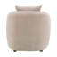 Chaise Keith avec coussin, chenille beige-1742341555