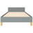 Pranavi vidaXL Fabric Platform Bed Frame, Slats Support, No Mattress-1560611687-1560611685