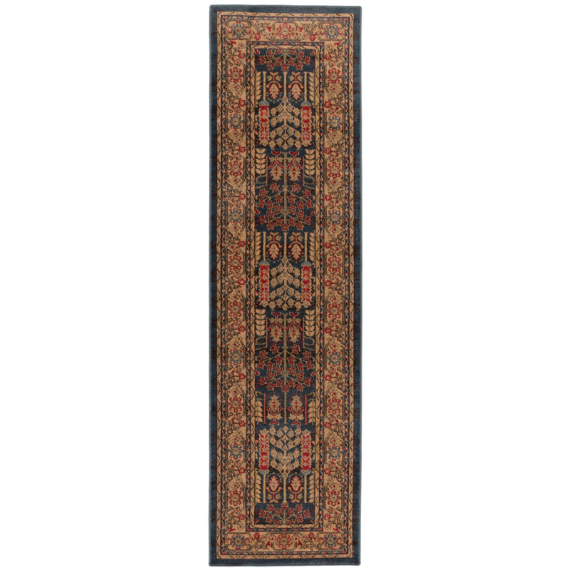 Tapis performance oriental Pennypacker, Tapis de couloir 2 pi 2 po x 8 pi