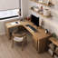 Bureaux rectangulaires en bois massif Burlywood-111032615-111032618