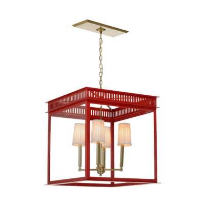 Salt Run 4-Light Lantern Square Chandelier