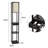 Taloga 160cm Black Column Floor Lamp with USB