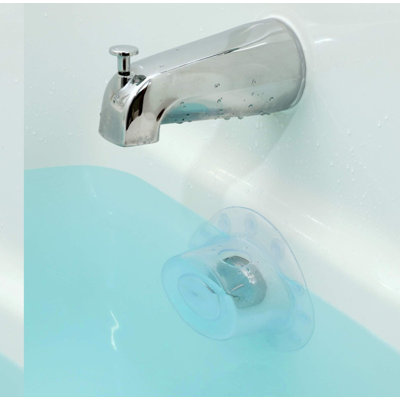 Ultimate Tub Overflow Drain Cover - Perfect Spa Bath Accessory & Water Stopper Plug, Ideal Gift Bath Essentials, 4 Clear Diameter