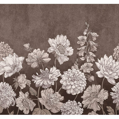 Superfresco Easy Muted Floral Print To Order Fixed Size 2.8m x 3m Mural