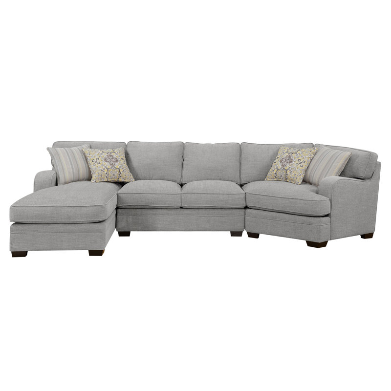 Berza Gray Left Side Facing Chaise Sectional