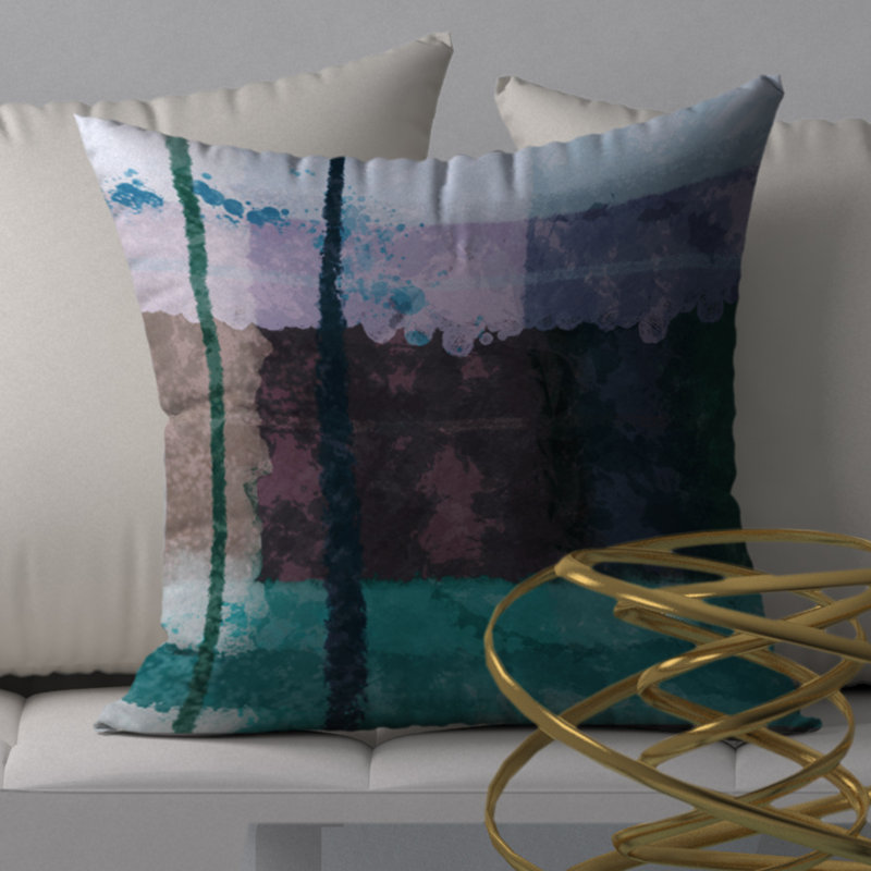 Housse de coussin carrée/insert, 18 po x 18 po