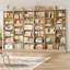 Grande bibliothèque en bois à 6 niveaux H 74 po x l 59 po Wakil-1362444347