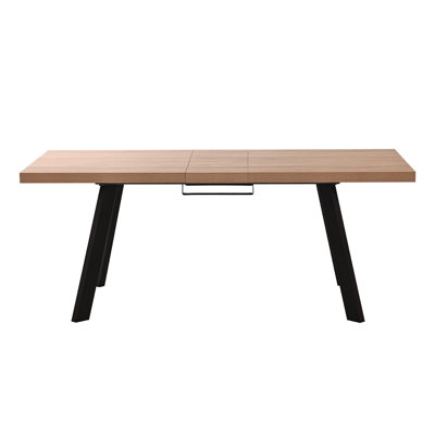 Belluno Extendable Metal Base Dining Table