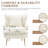 Modern Corduroy Accent Chair, Upholstered Comfy Armchair, Cozy Single Sofa Chair For Living Room, Bedroom, Reading Nook-1787044694