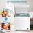 Midea 7 cu. ft. Convertible Chest Freezer and Refrigerator with Removable Storage Basket, White
