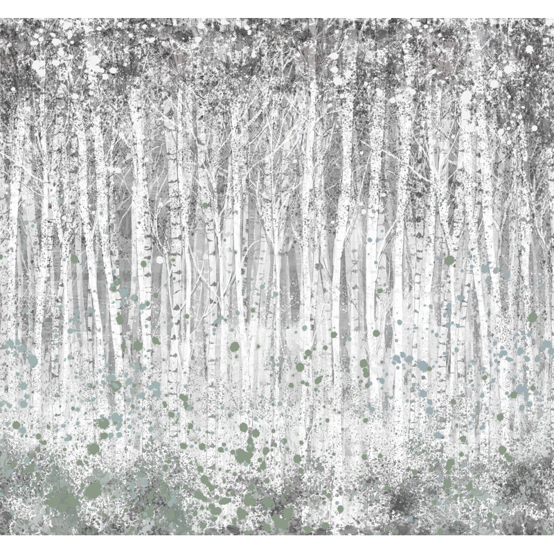  2.8m x 3m Matte Wall Mural, Grey