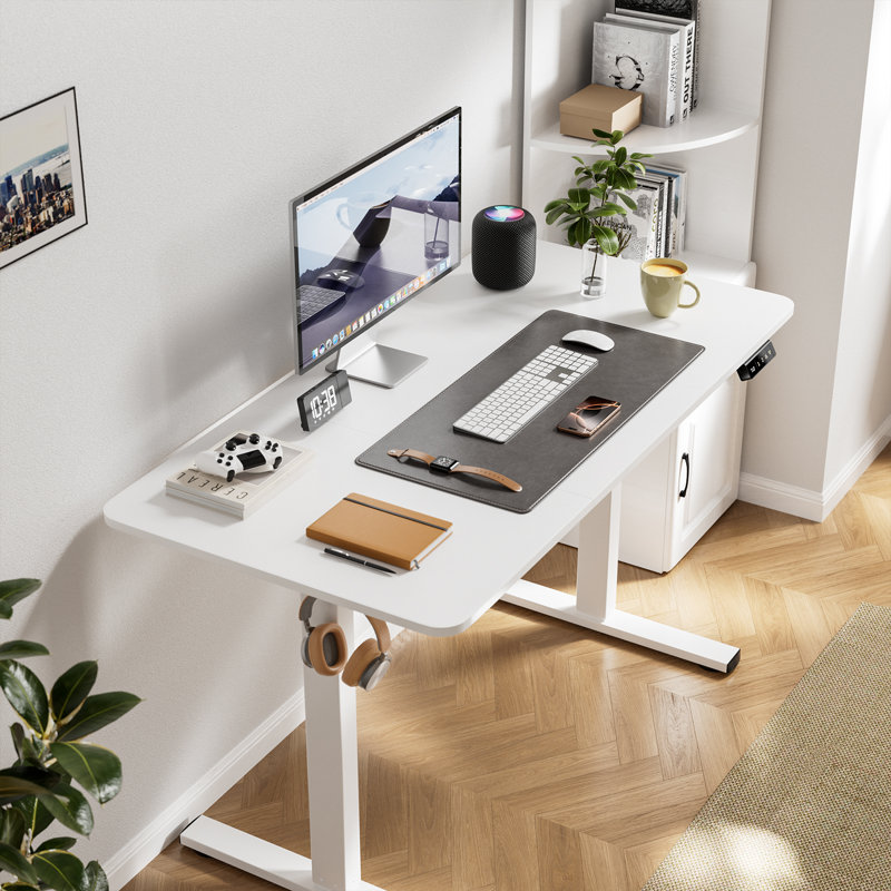 Adjustable Metal Base Standing Desk, 118cm H x 120cm W x 60cm D