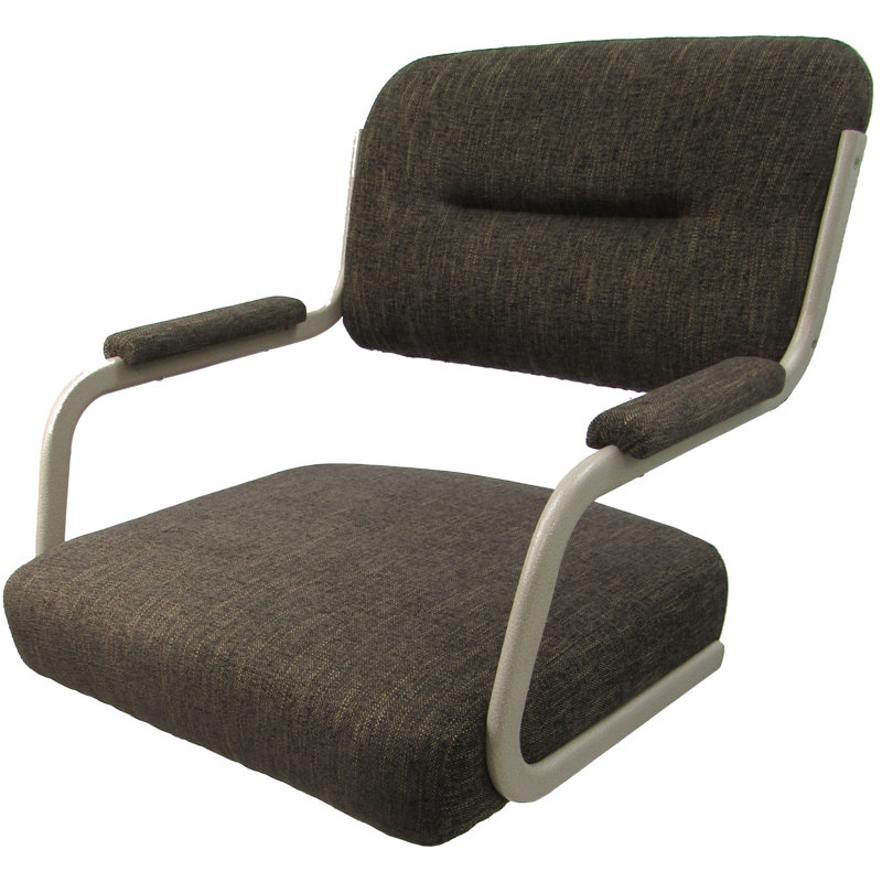 Tabouret de bar pivotant 30 po Jomiah, Brun, Beige