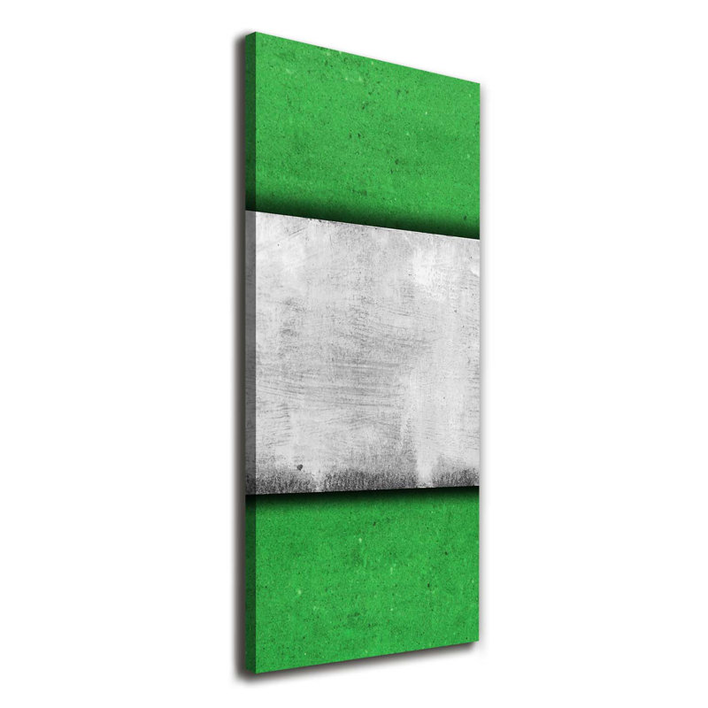 Green Wall - Wrapped Canvas Print