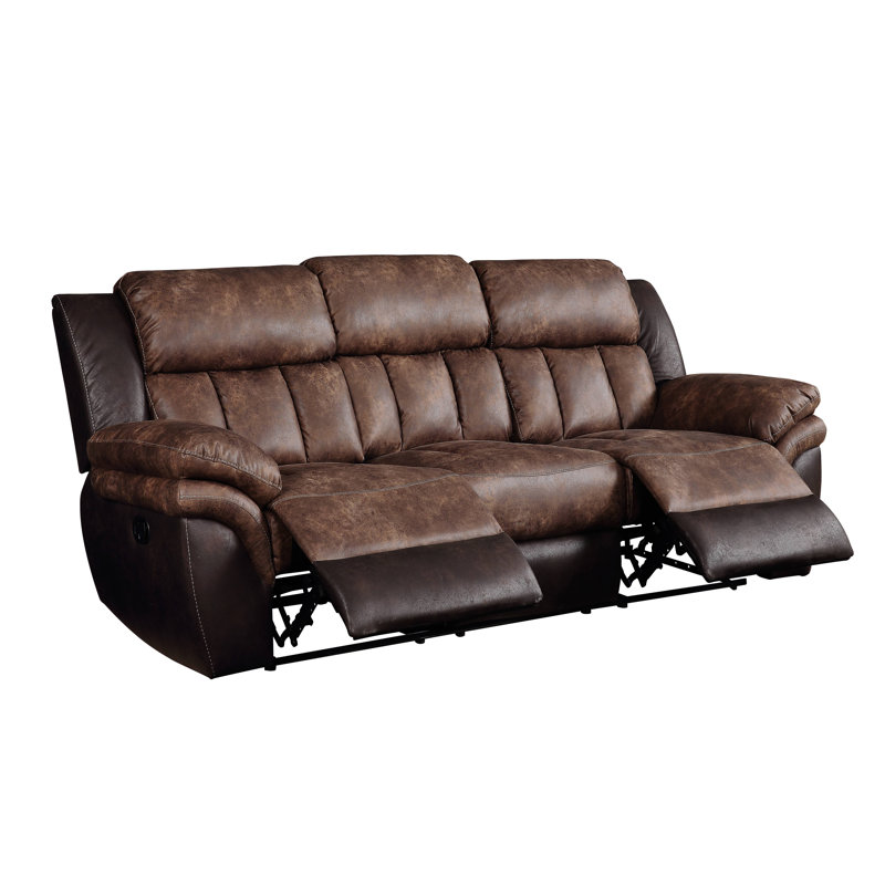 Canapé inclinable avec accoudoirs coussinés, canapé moderne