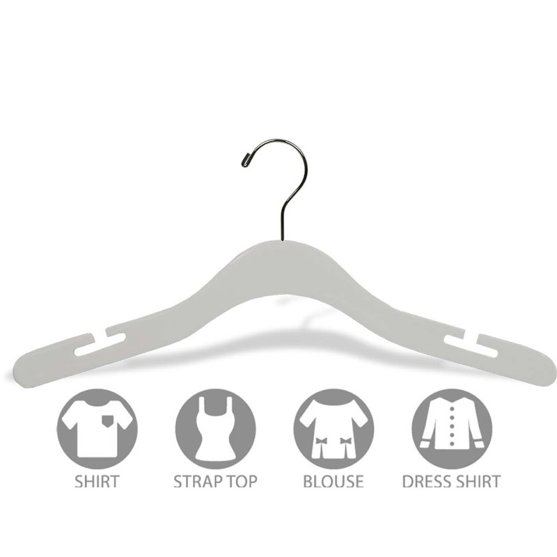 Support en bois avec encoches profondes, 100, Blanc