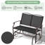Fauteuil oscillant d'extérieur en acier Automn-1840959315