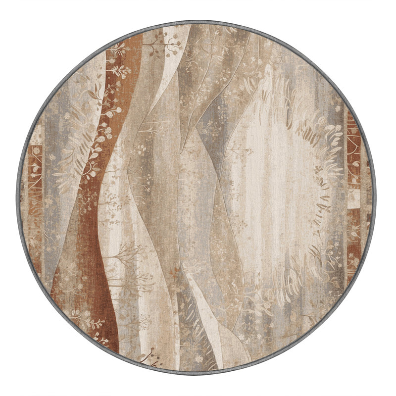 Amber Horizon Rug, Round 6'