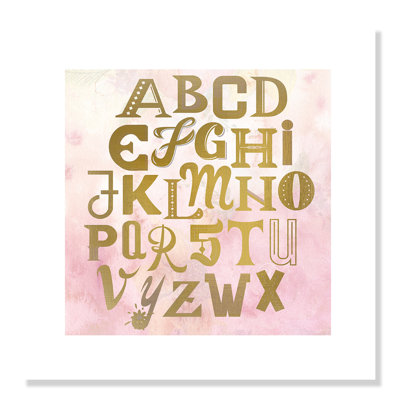 Abc Pink ', impression sur papier