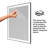 Dokes Black Framed  LED  Bathroom Vanity Mirror passed ETL-636413071
