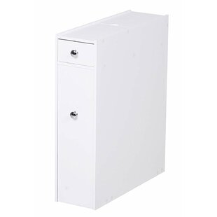 BAMACAR Tall Slim Storage Cabinet, Bathroom Slim Storage Cabinet with  Drawers & Doors, Slim Cabinet for Small Spaces, Tall Thin Storage Cabinet,  White