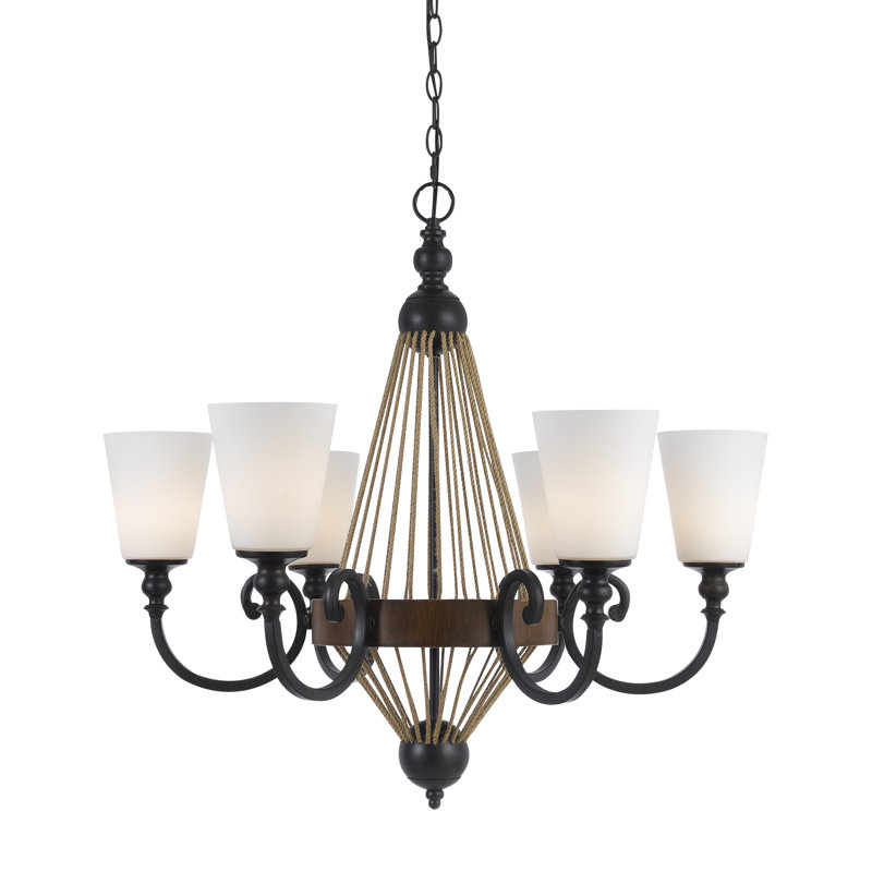 Lustre empire à 6 lumières Gerow
