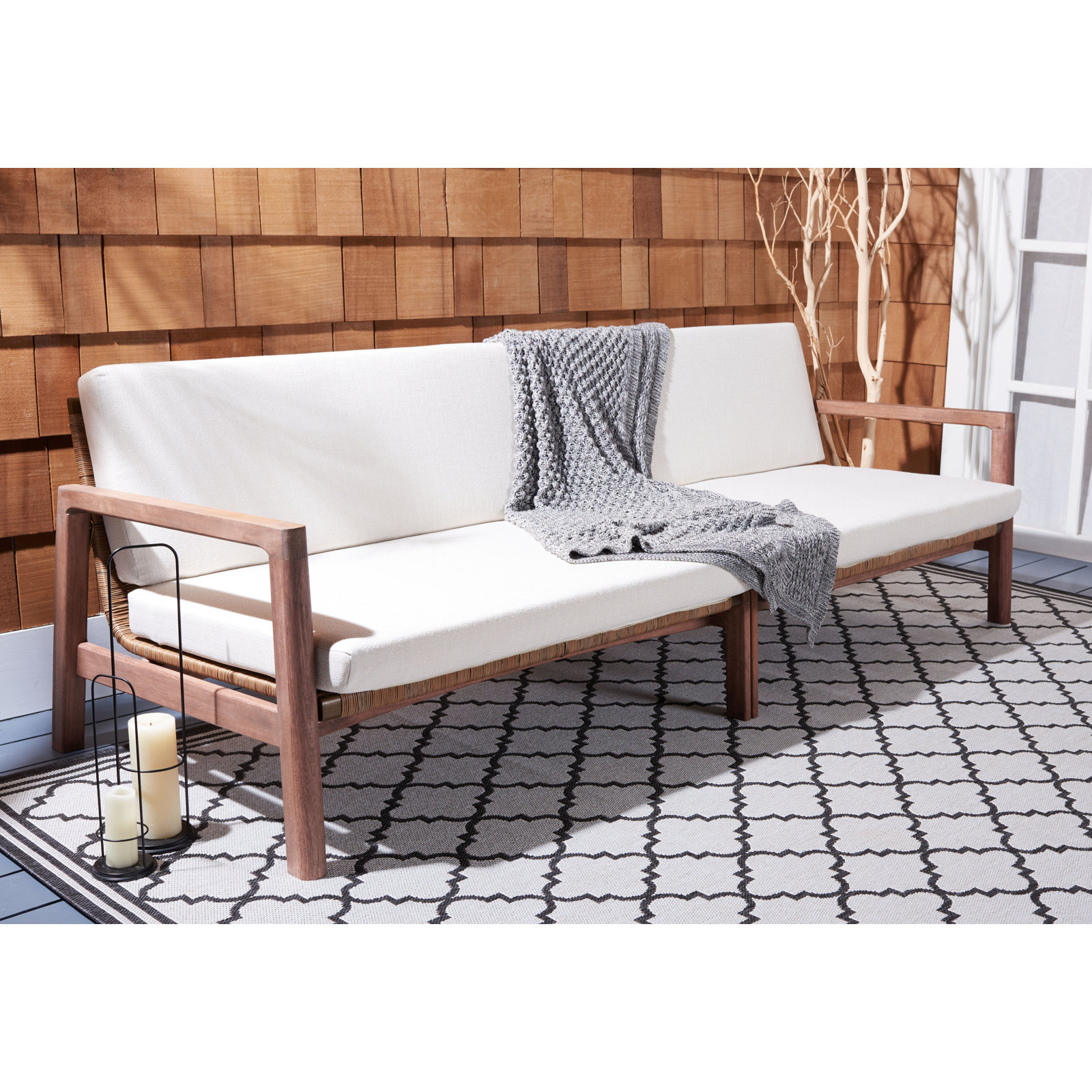 Nicholson 91.7'' Wide Loveseat with Cushions