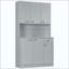 Grand garde-manger avec micro-ondes-21517485