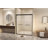 56-60 " X 72" Tempered Glass With Explosion Proof Film, Aluminum Frame Double Sliding Shower Door, "1/4 (6 Mm), Stainless Steel Handle