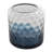 Nelligan Glass Faceted Ombre Geometric Decorative Jars with Diamond Knobs Set-1499132833