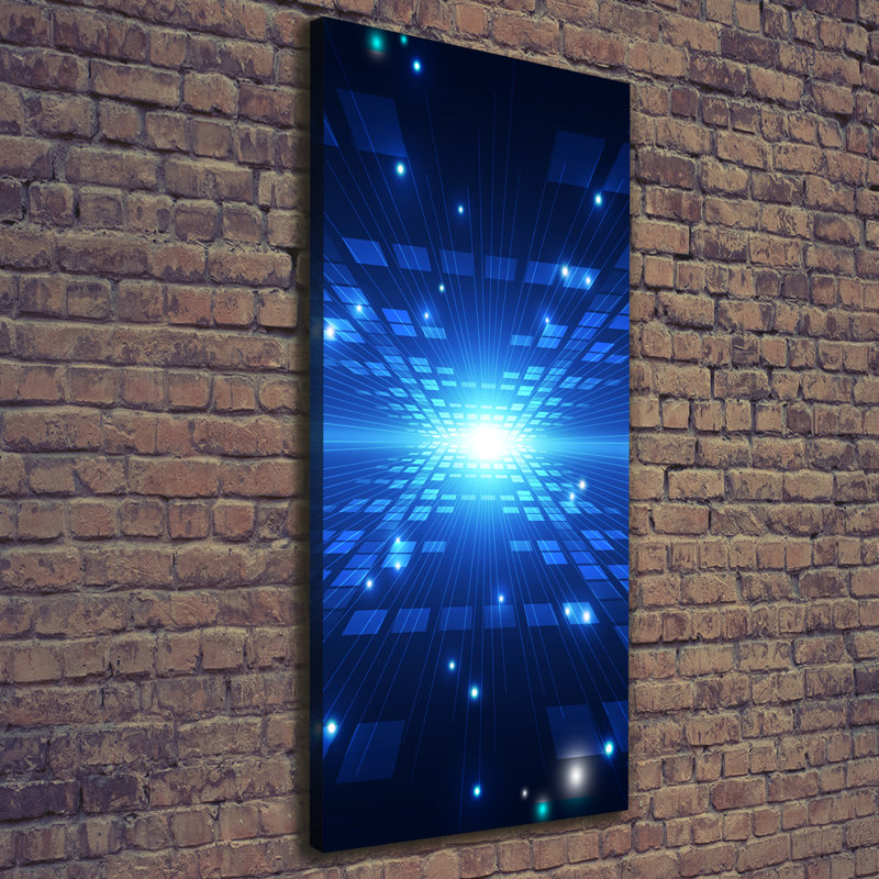 Three-Dimensional Background - Wrapped Canvas Print