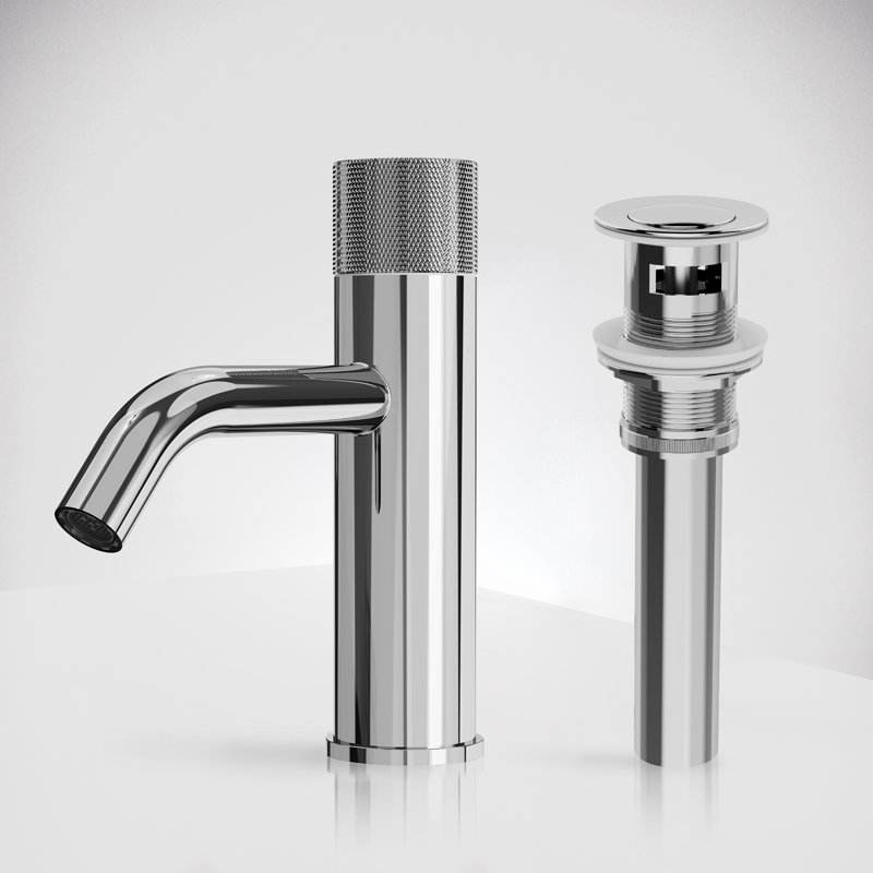 Single Hole Bathroom Faucet,Bathroom Sink Faucet with Drain Assembly, Chrome