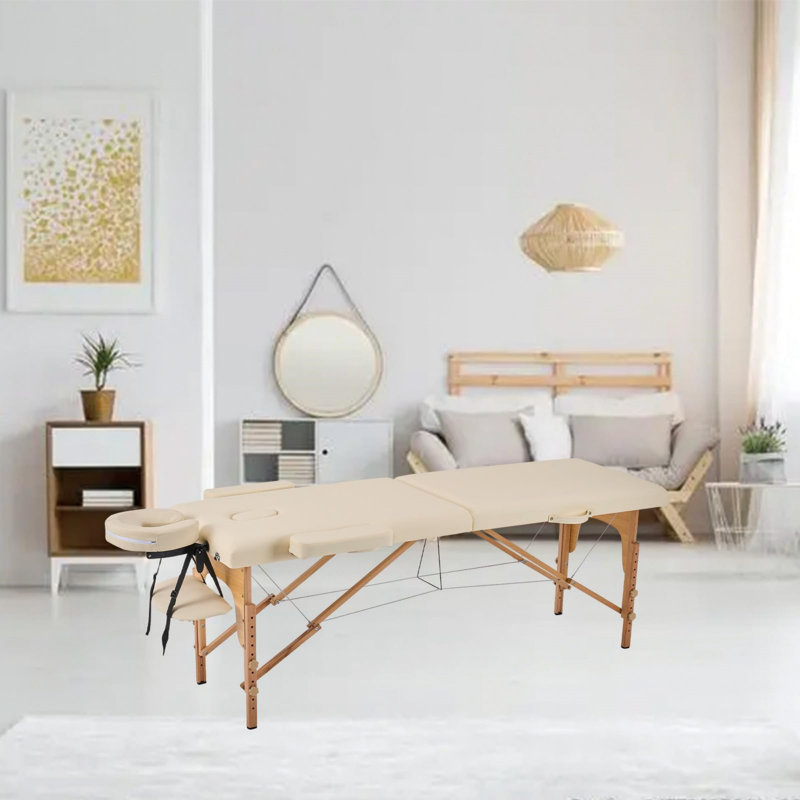 213.9cm Rectangular Adjustable Folding Table, 85.6cm H x 213.9cm L x 59.9cm D, White