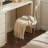 Younes Cream Makeup Vanity -Chair