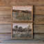 Willow and Sage Meadows Landscape Framed Wall Art Prints - Set of 2