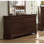 Commode à 6 tiroirs cachés brun